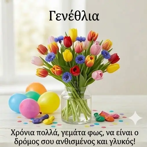 Λουλούδια για Γενέθλια