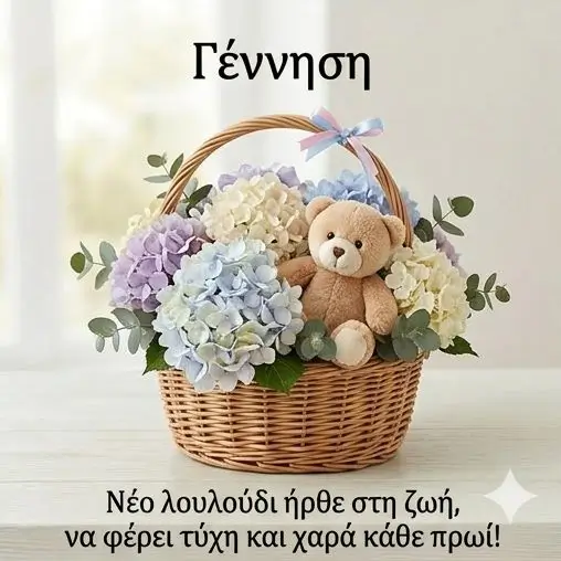 Λουλούδια για Γέννηση